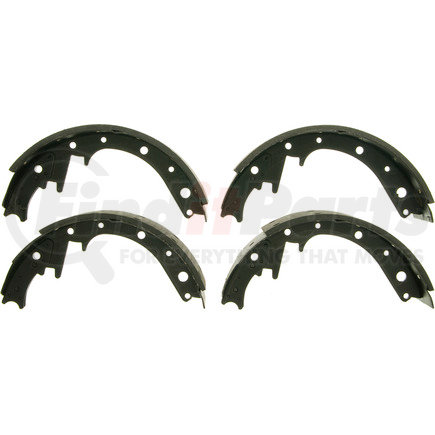 PAB248DR by WAGNER - Wagner ThermoQuiet PAB248DR Drum Brake Shoe Set