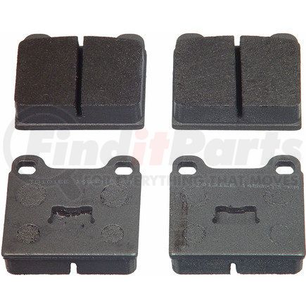 MX96 by WAGNER - Wagner ThermoQuiet MX96 Semi-Metallic Disc Brake Pad Set