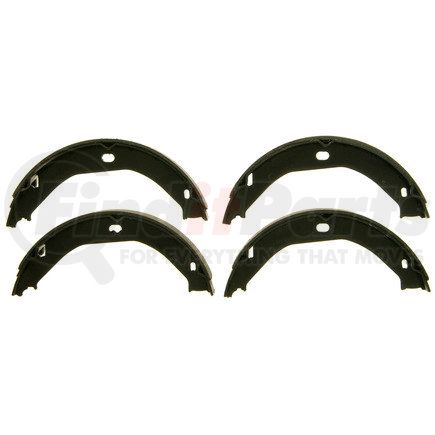 PAB807 by WAGNER - Wagner ThermoQuiet PAB807 Parking Brake Shoe Set