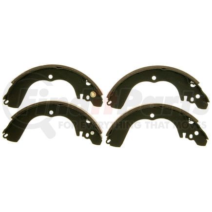 PAB798 by WAGNER - Wagner ThermoQuiet PAB798 Drum Brake Shoe Set