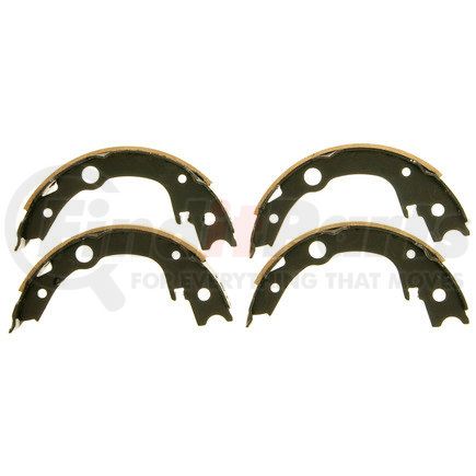 PAB796 by WAGNER - Wagner ThermoQuiet PAB796 Parking Brake Shoe Set