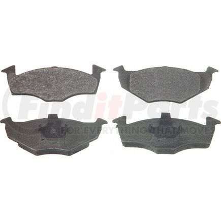 MX694 by WAGNER - Wagner ThermoQuiet MX694 Semi-Metallic Disc Brake Pad Set