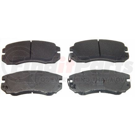 MX563 by WAGNER - Wagner ThermoQuiet MX563 Semi-Metallic Disc Brake Pad Set