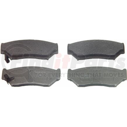 MX556 by WAGNER - Wagner ThermoQuiet MX556 Semi-Metallic Disc Brake Pad Set