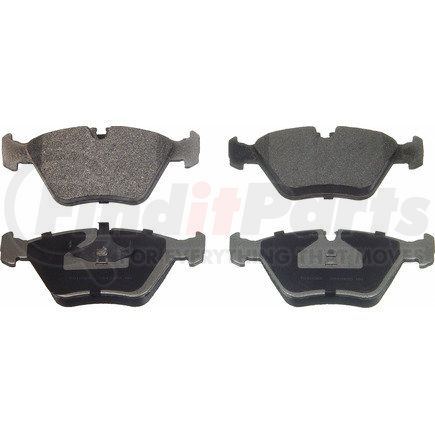 MX394B by WAGNER - Wagner ThermoQuiet MX394B Semi-Metallic Disc Brake Pad Set