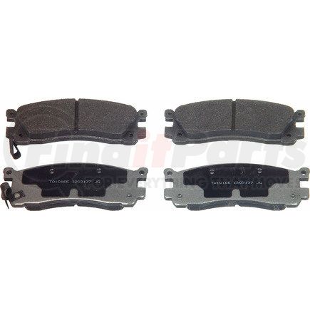 MX390 by WAGNER - Wagner ThermoQuiet MX390 Semi-Metallic Disc Brake Pad Set