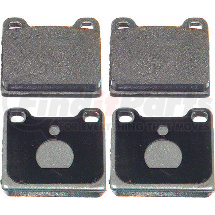 MX31B by WAGNER - ThermoQuiet Semi-Metallic Disc Brake Pad Set