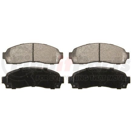SX833B by WAGNER - Wagner SevereDuty SX833B Semi-Metallic Disc Brake Pad Set