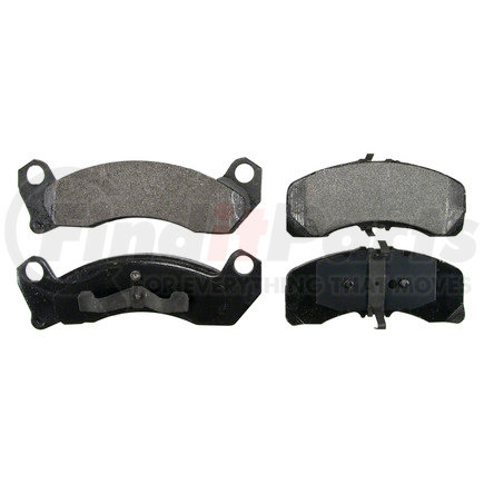 SX150 by WAGNER - Wagner SevereDuty SX150 Semi-Metallic Disc Brake Pad Set