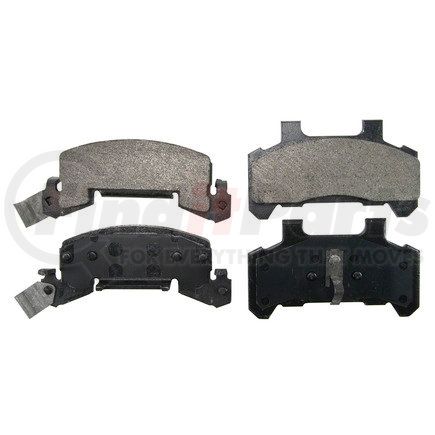 SX289 by WAGNER - Wagner SevereDuty SX289 Semi-Metallic Disc Brake Pad Set