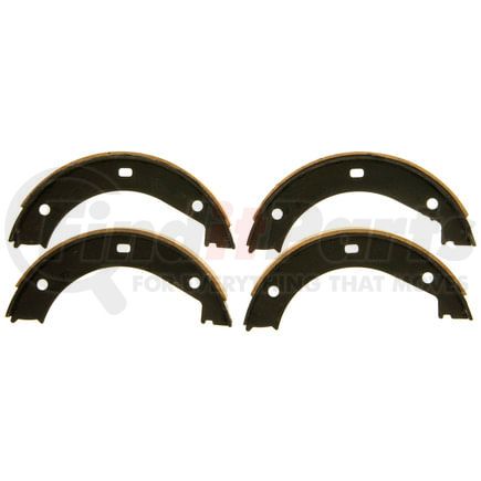 PAB817 by WAGNER - Wagner ThermoQuiet PAB817 Parking Brake Shoe Set
