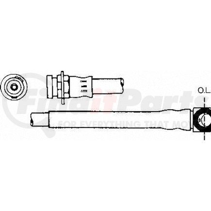 Wagner F97664 Brake Hydraulic Line BRAKE HOSE