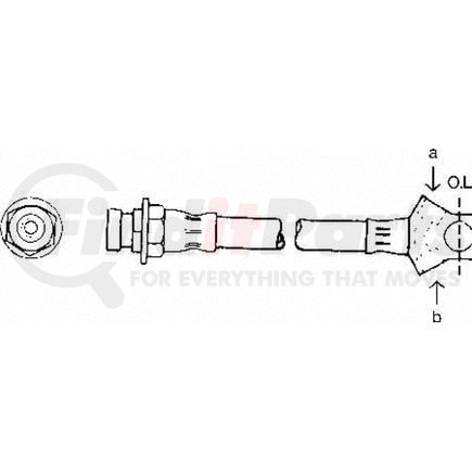 F97659 by WAGNER - BRAKE HOSE