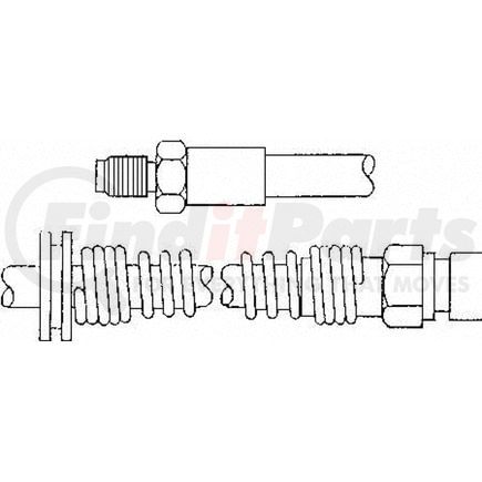 F116735 by WAGNER - BRAKE HOSE