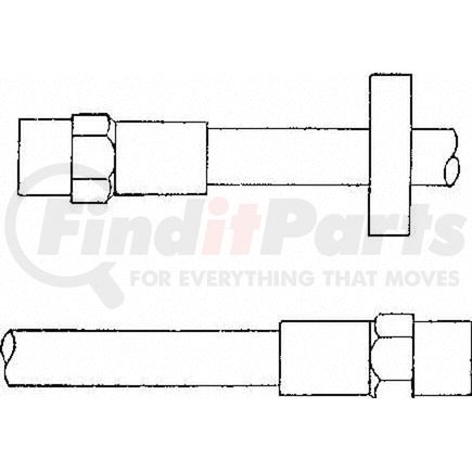 F107290 by WAGNER - BRAKE HOSE
