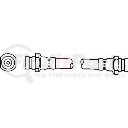 F100802 by WAGNER - BRAKE HOSE