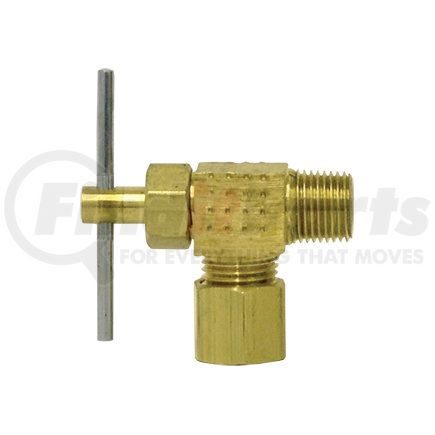3069-6B by TECTRAN - Shut-Off Valve - Brass, 3/8 in. Tube, 90 deg. Compression to Male Pipe