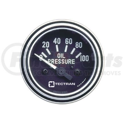 95-2574 by TECTRAN - Engine Oil Pressure Gauge - Chrome Bezel, 0-80 psi, PA Sender, 12V