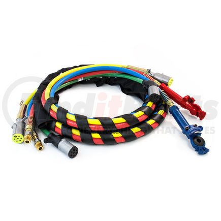 451267 by TRAMEC SLOAN - 4-In-1 Wrap, 15', Maxxgrip, ABS, Sonogrip, 45 Degangle, Red/Blue Hose, ISO