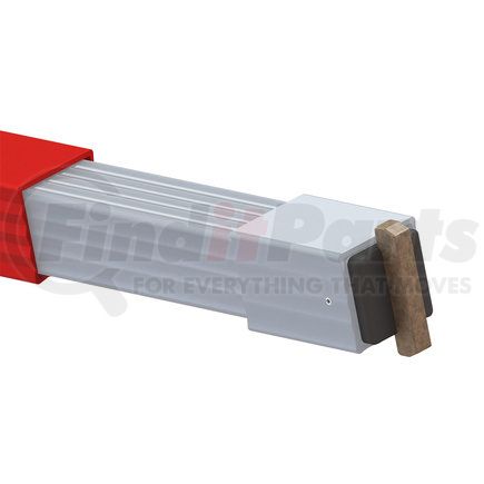 080-01034 by TRAMEC SLOAN - Cargo Bar - SL-30 Series, 84 Inch-114 Inch E-Track Ends -Red Powder Coat