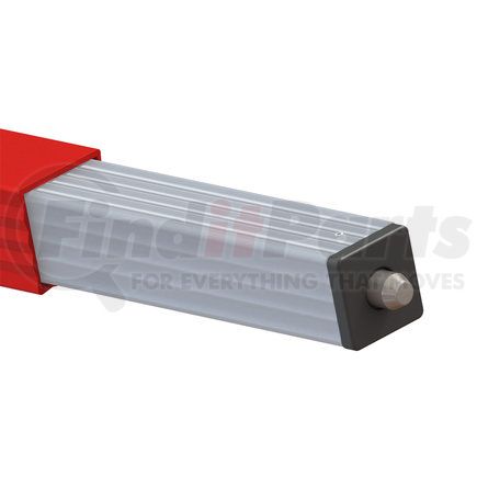 080-01042 by TRAMEC SLOAN - Cargo Bar - SL-30 Series, 84 Inch-114 Inch F-Track Ends -Red Powder Coat