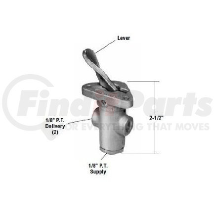 229635RX by BENDIX - TW-1 Control Valve, Remanufactured
