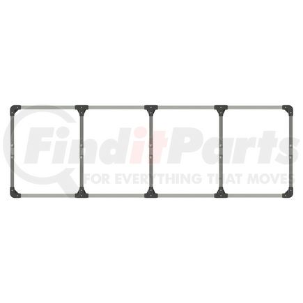 080-HP11-DR-10 by TRAMEC SLOAN - Cargo Bar Holder - Assembled 24 Inch X 75 Inch Hoop 5 Crossmembers, 10 Pack-Mill Aluminum