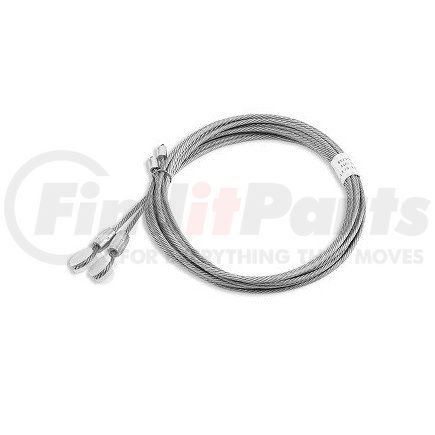 025-01059 by FLEET ENGINEERS - Door Cable Roll-Up, pair, 7/16" eye, 125" length