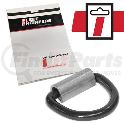 982-00046 by FLEET ENGINEERS - Tie Down D-Ring with Cast Weld-on Clip, 5/8"