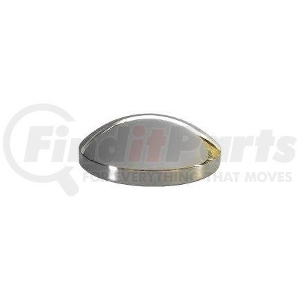 330SCD by ROADMASTER - Stainless steel trailer hub cap with clips 9-1/4" I.D.