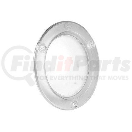 61E113 by GROTE - Dome Light - 4 in. dia. Round, LED, White, 24V, Integrated Flange
