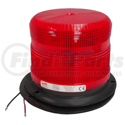 77632 by GROTE - Medium Profile Class I & II Heavy-Duty Strobe, Class I, Red