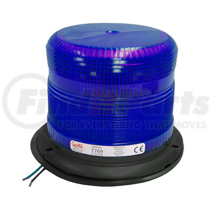 77695 by GROTE - Medium Profile Class I & II Heavy-Duty Strobe, Class II, Heavy Duty, Blue