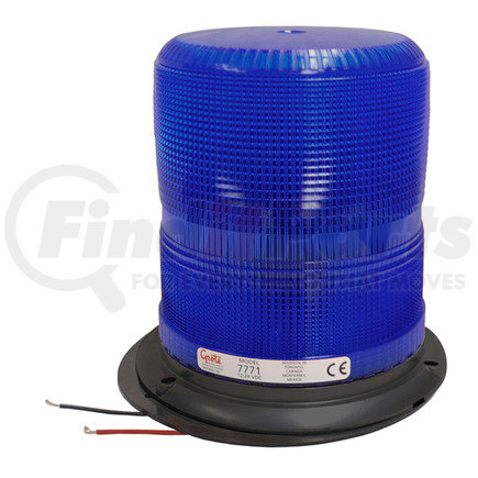 77715 by GROTE - High Profile Class I & II Strobe, Class II, Heavy Duty, Blue