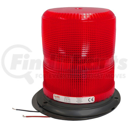 77712 by GROTE - High Profile Class I & II Strobe, Class II, Heavy Duty, Red