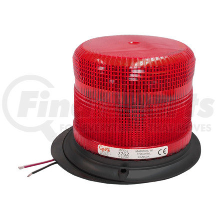 77622 by GROTE - Medium Profile Class I & II Heavy-Duty Strobe, Class II, Red