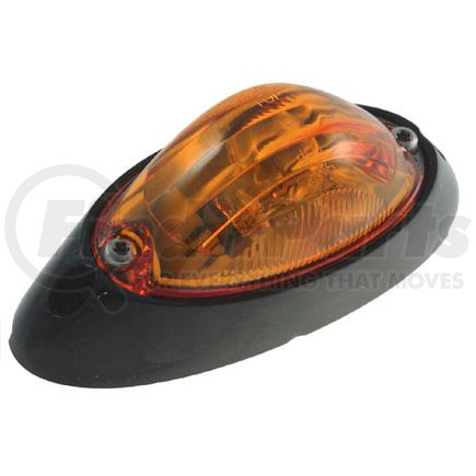52023-3 by GROTE - Small Aerodynamic Combination Marker Side Turn Lights, Black Base, Yellow, Bulk Pack