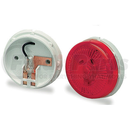 45412-3 by GROTE - 2 1/2" Surface-Mount Single-Bulb Clearance / Marker Light - Red, Multi Pack