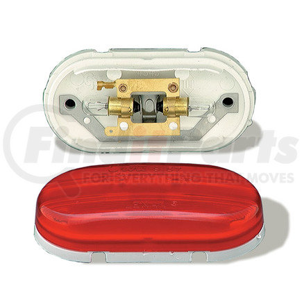 45432-3 by GROTE - Two-Bulb No-Splice Clearance / Marker Light - Red, Multi Pack