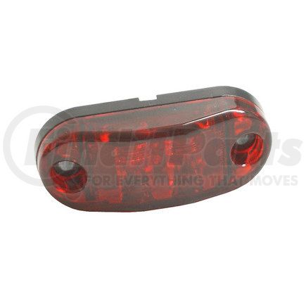 470123 by GROTE - 2 1/2" Oval LED Clearance / Marker Lamp, Red