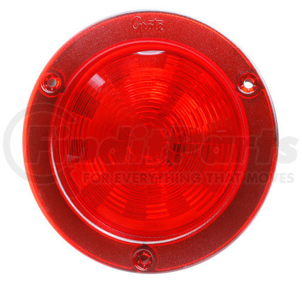 54602-3 by GROTE - SuperNova 4" NexGen LED Stop Tail Turn Light, Integrated Flange w/ Gasket, Male Pin - Red (Bulk)