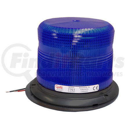 77615 by GROTE - Medium Profile Class I & II Heavy-Duty Strobe, Blue