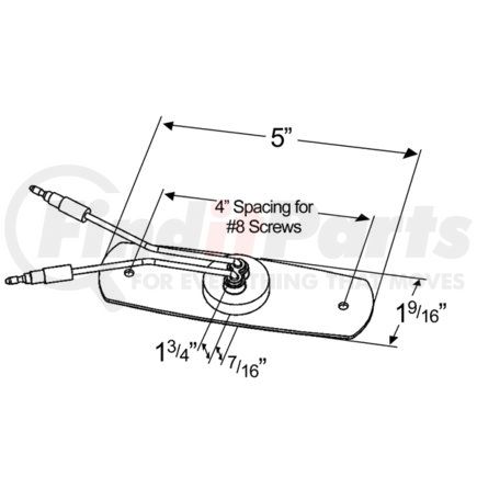 47262-3 by GROTE - SuperNova Low-Profile LED Clearance / Marker Light - w/out Bezel, Multi Pack