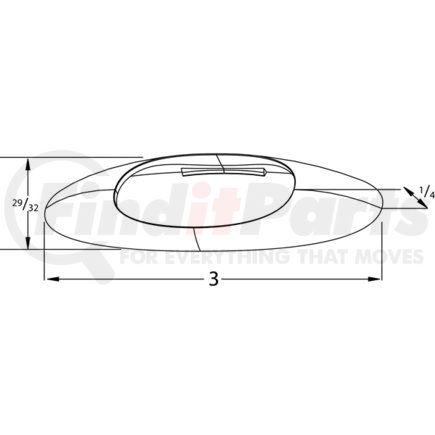 93803-3 by GROTE - MicroNova Light Bezel - Chrome Plated, Multi Pack