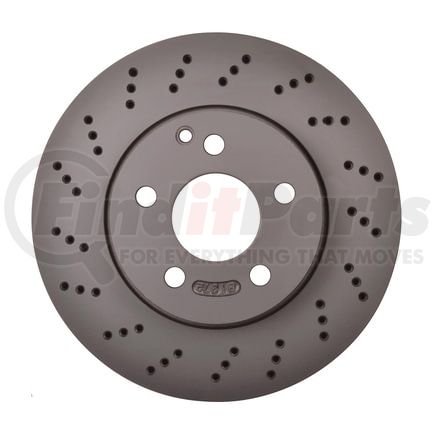 106589GF by NEOTEK - Disc Brake Rotor - Hat Style, For Hydraulic Brakes, 11.61 in. Outside Diameter, Vented