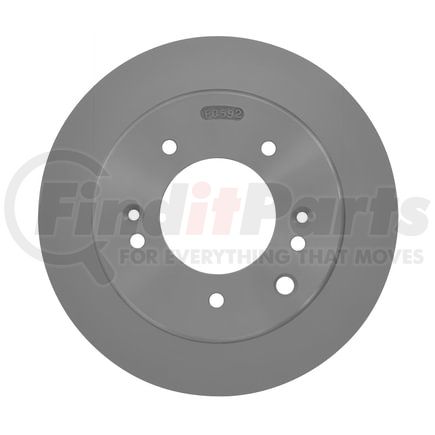 106929GF by NEOTEK - Disc Brake Rotor - Hat Style, For Hydraulic Brakes, 12.4 in. Outside Diameter, Vented