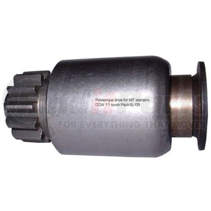 830621 by DELCO REMY - Starter Drive Assembly - 11-12 Tooth, (6/8P), Counterclockwise, Positork, For 42MT Model