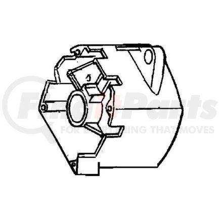 1876762 by DELCO REMY - Alternator Drive End Frame - SRE Frame, J180 Hinge, For 30SI Model