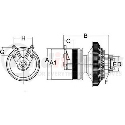 79A9444-2 by HORTON - DM Advantage Two-Speed Reman Fan Clutch