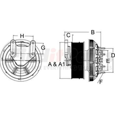 79A9994 by HORTON - Engine Cooling Fan Clutch